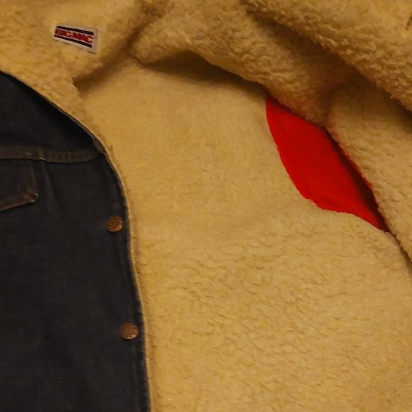 Big Mac Denim Coat Sherpa Lining 3xl - Picture 4 of 6